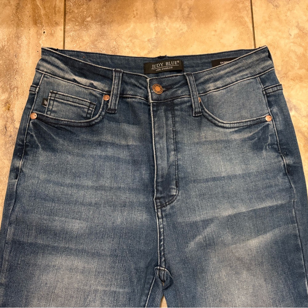 NWOT Judy Blue High Waist Skinny Fit Jeans Women’s 7/28 - Picture 2 of 11